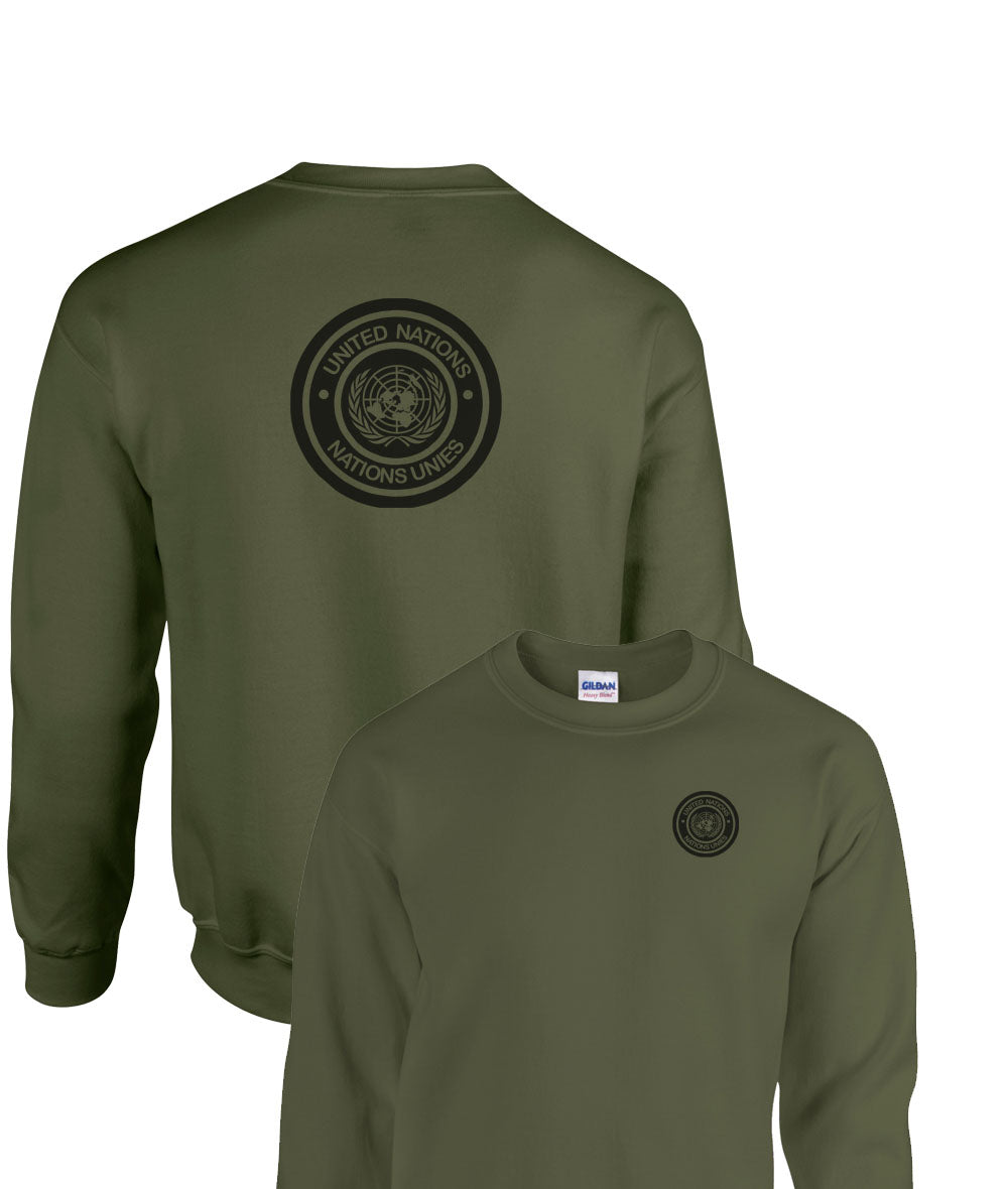 Double Printed United Nations Sweatshirt