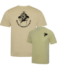 Load image into Gallery viewer, British Airborne forces Paratrooper - Fully Printed Wicking Fabric T-shirt
