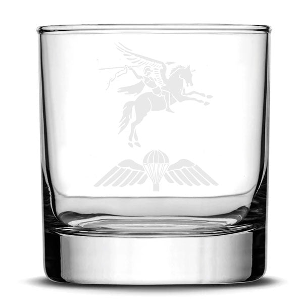 Engraved Wings Pegasus Tumbler Whiskey Tumbler Glass 330ml