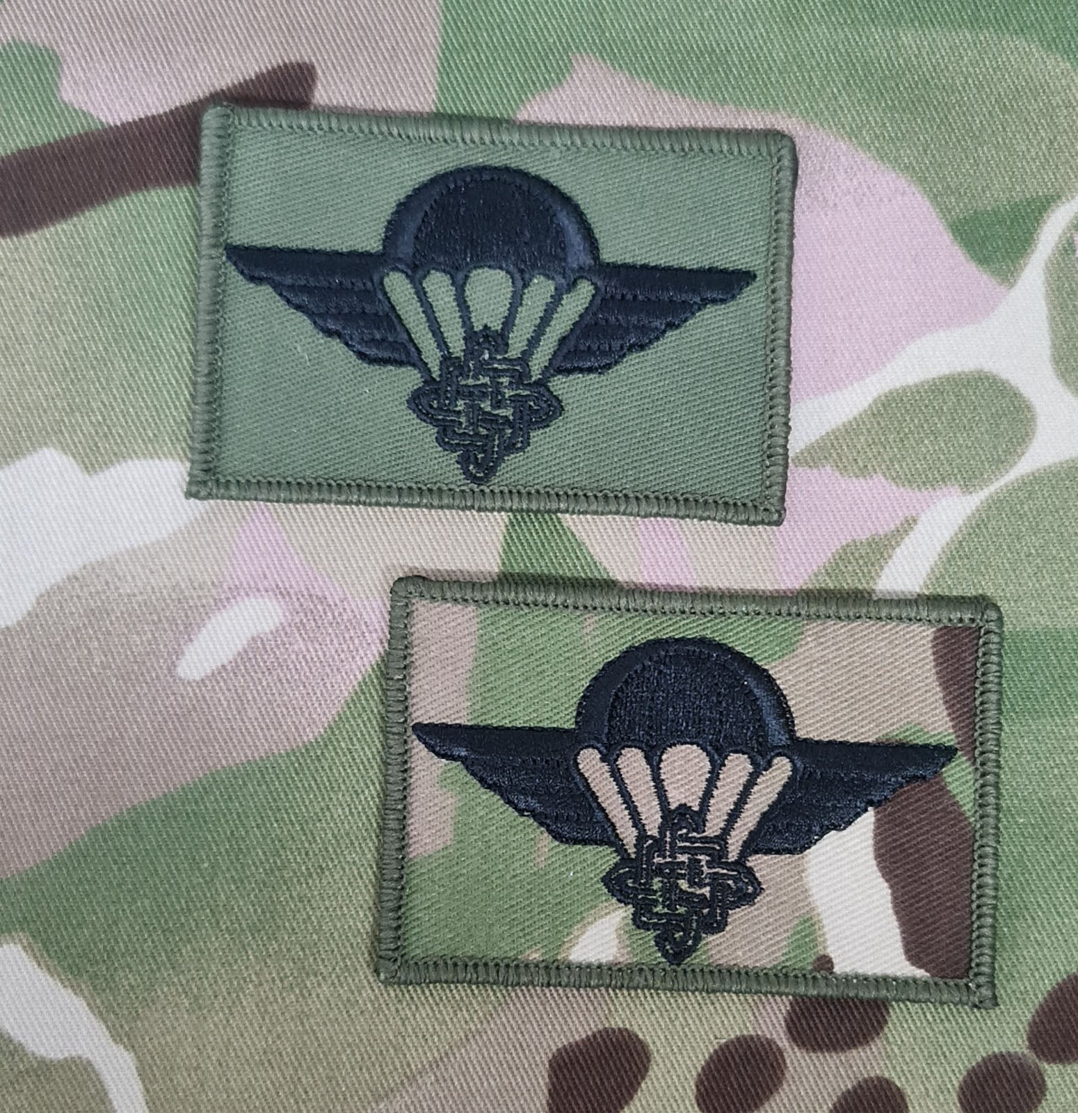 Croatian paratrooper parachutist qualification jump wings ...