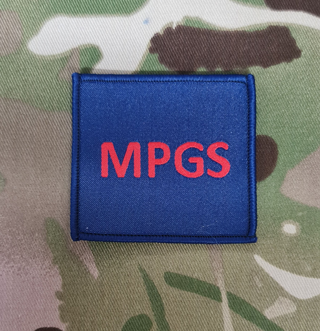 MPGS / Military Provost Guard Service Tactical Recognition Flash TRF Badge