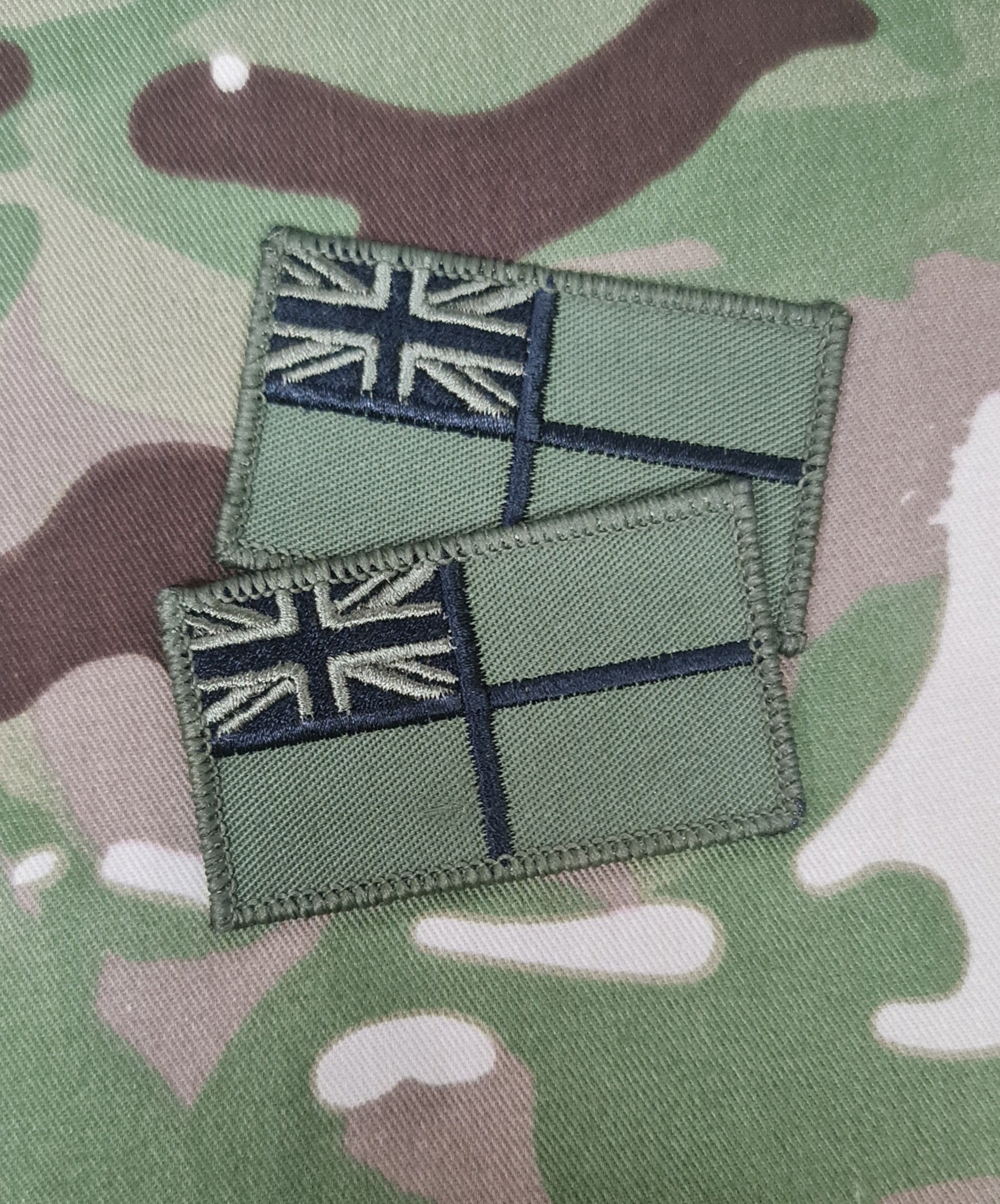 MOD Bestickter Patch 'Royal Navy White Ensign' – Ca. 6,5x5 Cm, Wappenaufnäher Für Jacken, Rucksäcke