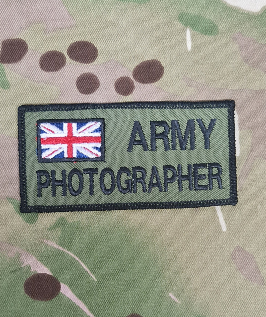 Army Combat Photographer Identification / ID Badge