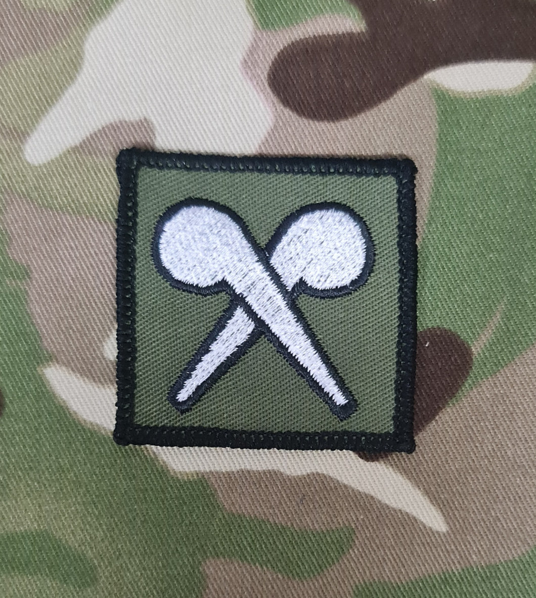 Joint NBC Defence Regiment (Tank Regiment / RAF / RE - 28 Engineer Regiment)  (CBRN) Badge Subdued Unit Badge