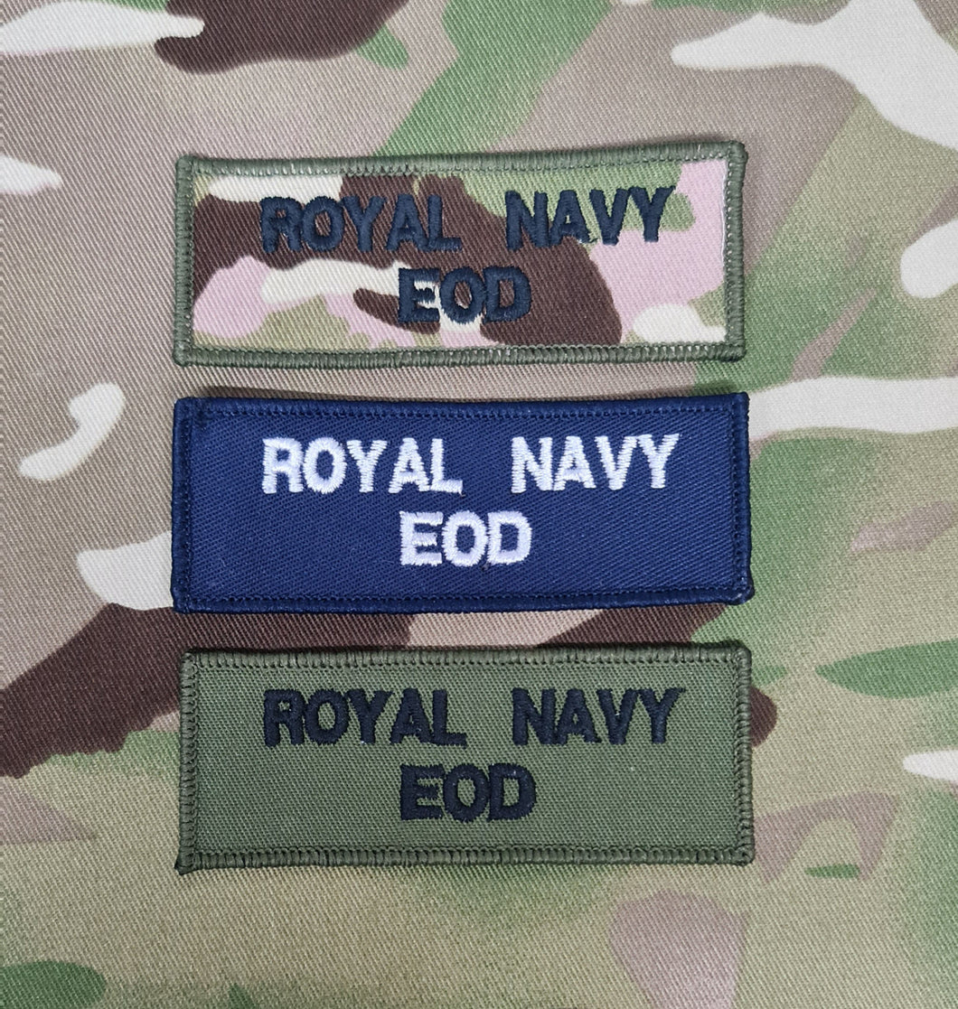 (FCF / FRMU) Future Commando Force (RN) Royal Navy EOD Embroidered Shoulder Patch