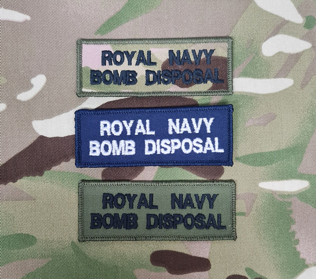 (FCF / FRMU) Future Commando Force (RN) Royal Navy Bomb Disposal Embroidered Shoulder Patch