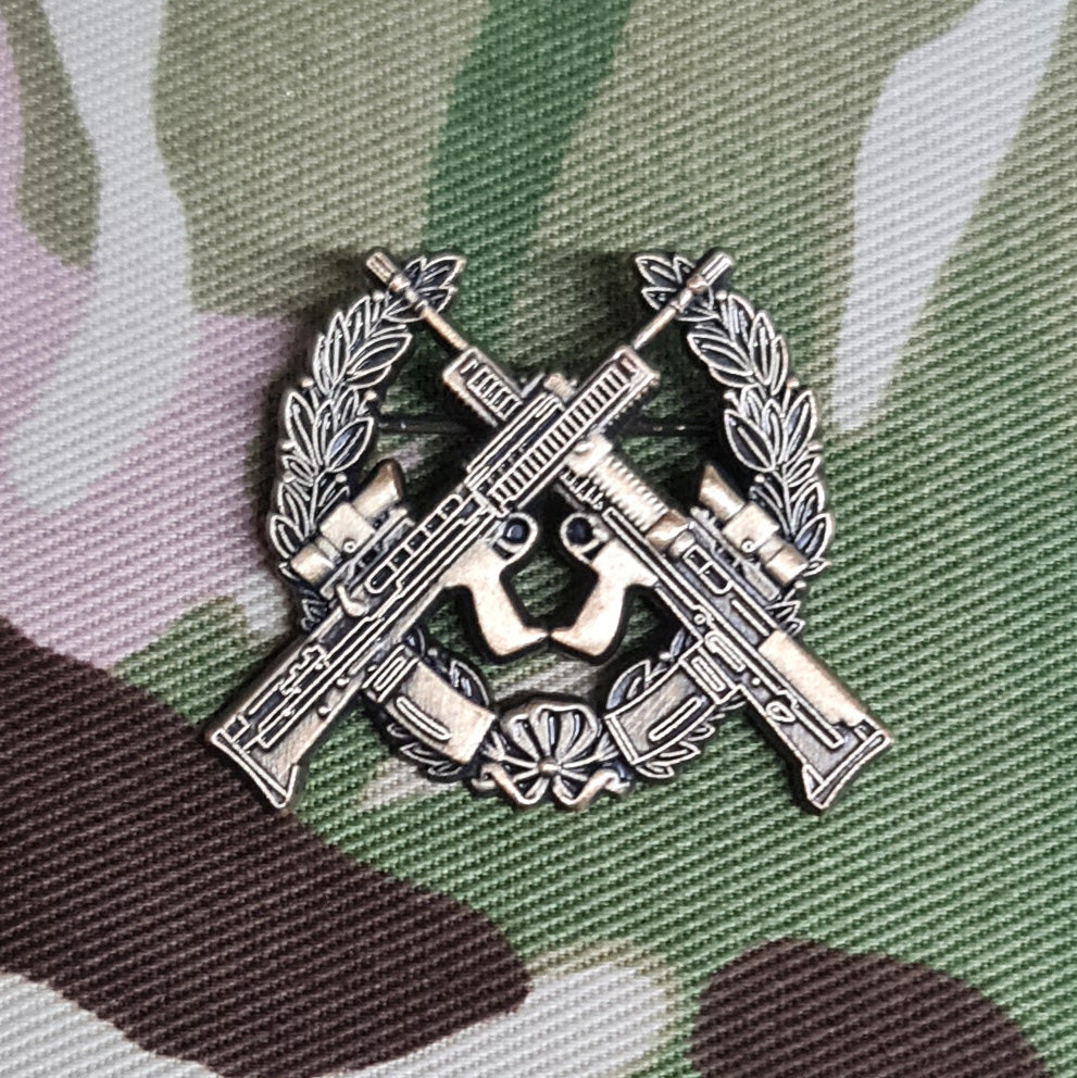 New Style British Army Metal Marksman / Shooting Qualification Badge