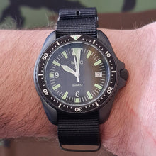 Load image into Gallery viewer, Latest MWC 2024 Pattern Quartz PVD Military Divers Watch with Sapphire Crystal and 10 Year Battery Life - NATO STOCK NUMBER NSN 6645-99-969-5589
