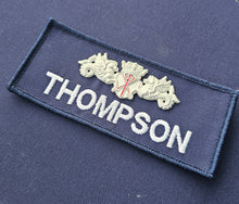 Load image into Gallery viewer, NEW Royal Navy Rig22 Name Badge / Name Tape  120mm x 50mm
