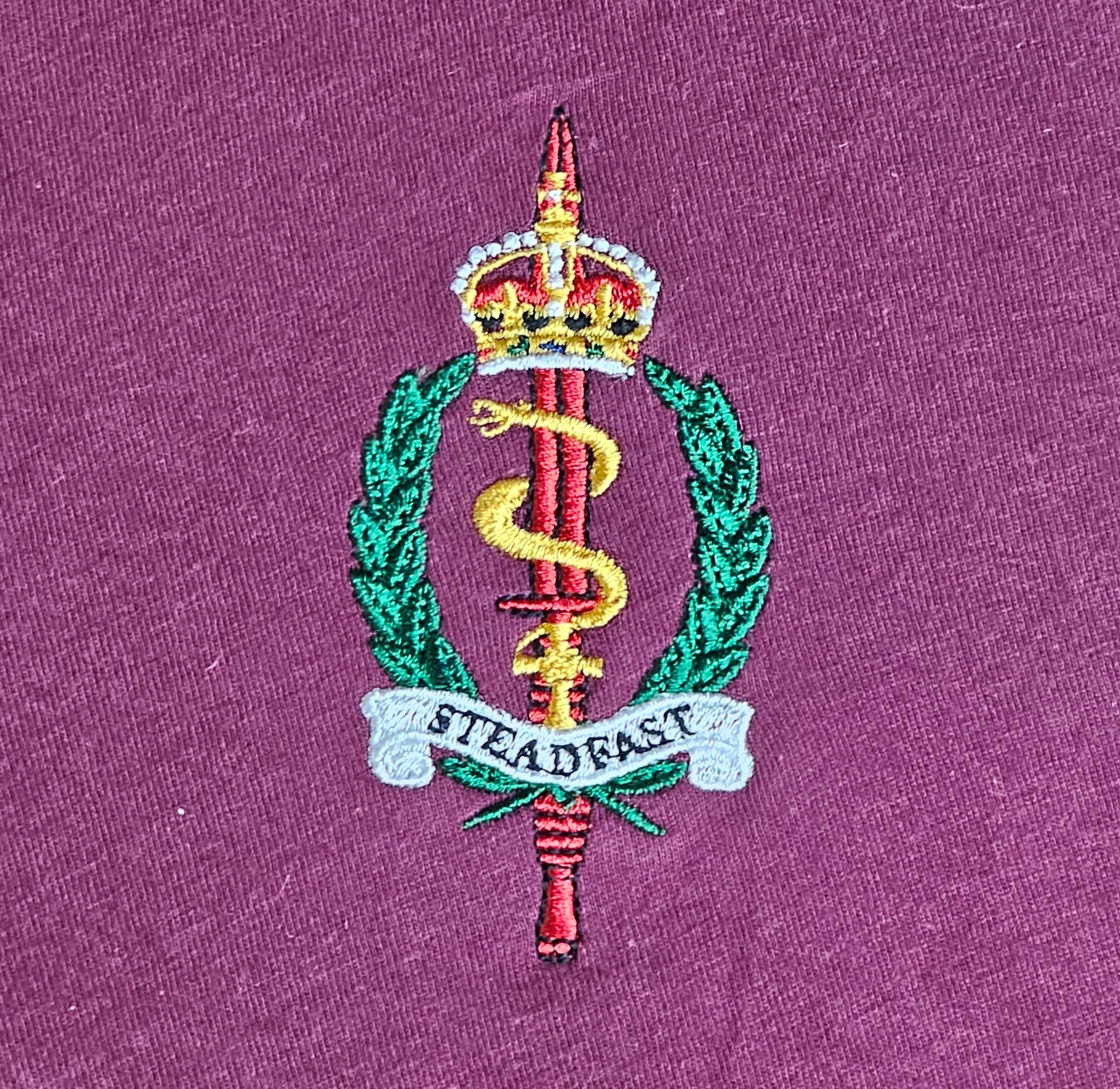 Royal Army Medical Service / Commando (RAMS) - Embroidered Design - Ch ...