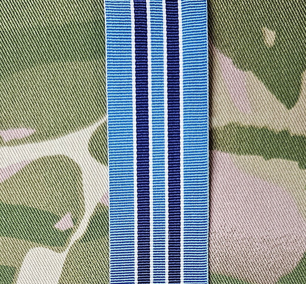 NATO NATO KAITSEL / Estonia (Op Cabrit) Medal Ribbon (Full Size & Miniature Option)