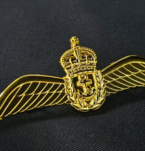 Load image into Gallery viewer, FAA / Fleet Air Arm / Royal Navy Pilots Wings Metal (Kings Crown / CR3) - (Full Size)
