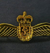 Load image into Gallery viewer, FAA / Fleet Air Arm / Royal Navy Pilots Wings Metal (Queens Crown / EIIR) - (Full Size)
