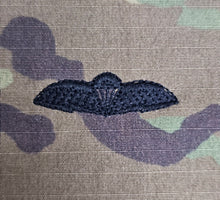Load image into Gallery viewer, British UKSF Communicator Wings - US OCP Ripstop multicam fabric embroidered Parachutist wing jump patch / badge
