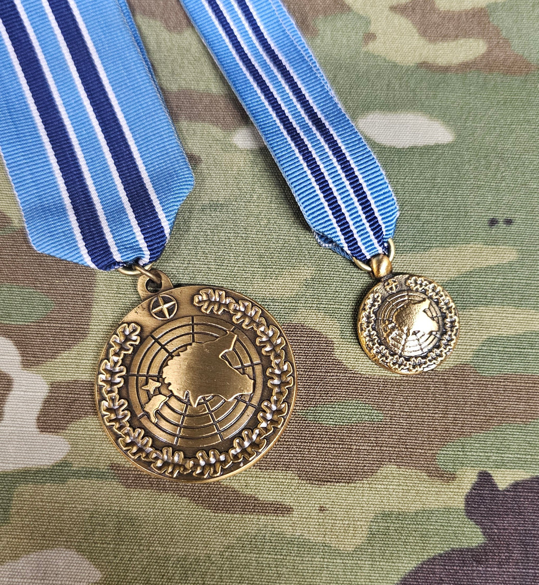 NATO NATO KAITSEL / Estonia (Op Cabrit) Miniature Size Medal