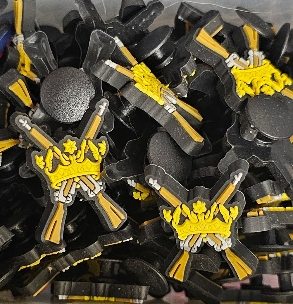 RAF Regiment - Shoe charm - clog / water shoe - novelty charm / gem / logo customise your footwear
