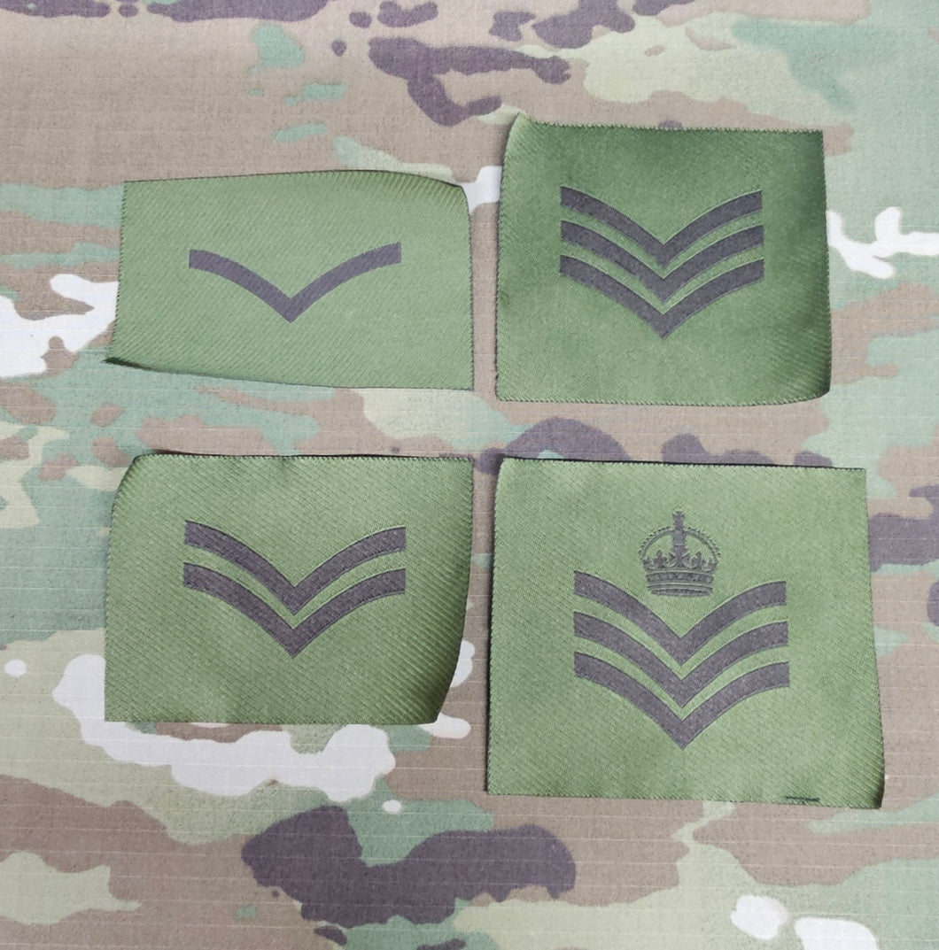 Classic / Original Style Para Smock Badge of Rank (EIIR) - LCpl / Cpl / Sgt / SSgt / WO2