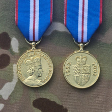 Load image into Gallery viewer, HM Queen Elizabeth II / Queens Golden Jubilee Medal (QGJM) Full Size Medal
