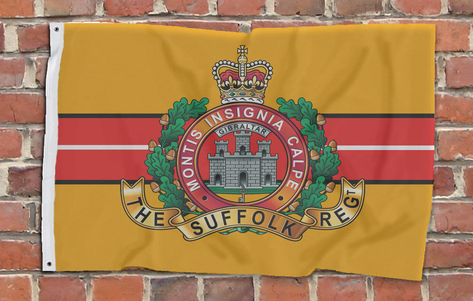 EIIR Suffolk Regiment / Royal Anglian - Fully Printed Flag