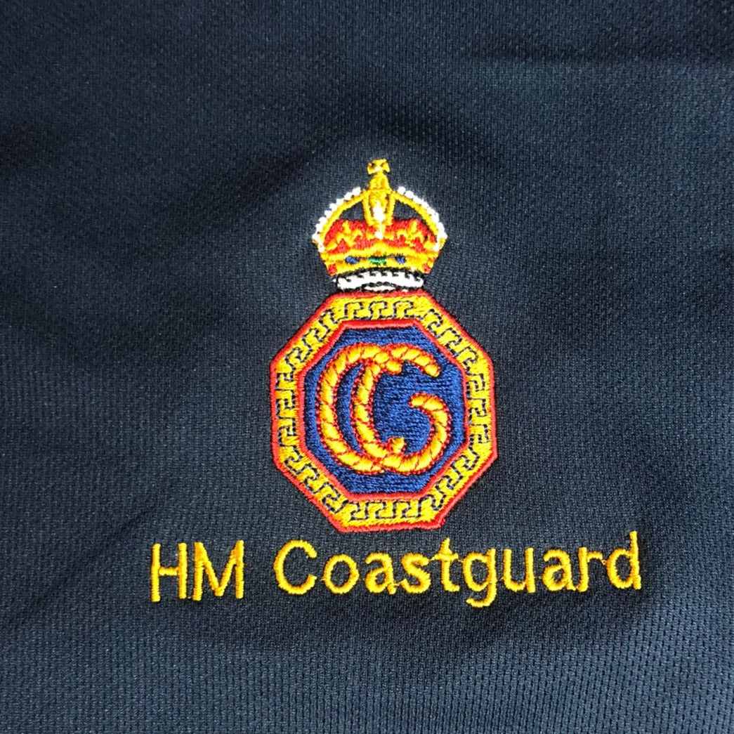 HM Coastguard (CIIIR) - Embroidered Design - Choose your Garment