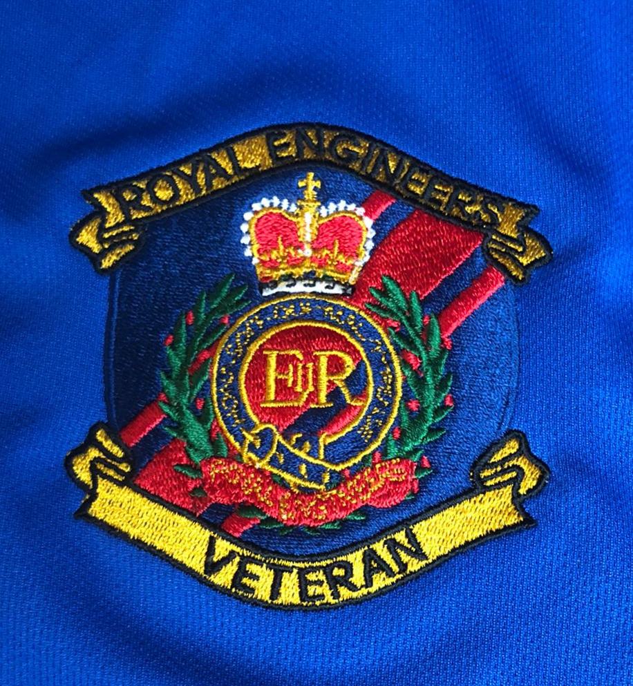 Royal Engineers Veteran (RE)  - Embroidered - Choose your Garment