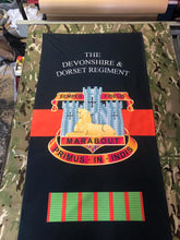 Load image into Gallery viewer, Fully Printed Devon &amp; Dorset Regiment Towel
