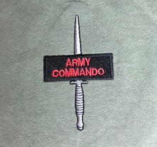 Load image into Gallery viewer, FCF Army Commando Dagger / Shoulder Title - Embroidered Design - Choose your Garment
