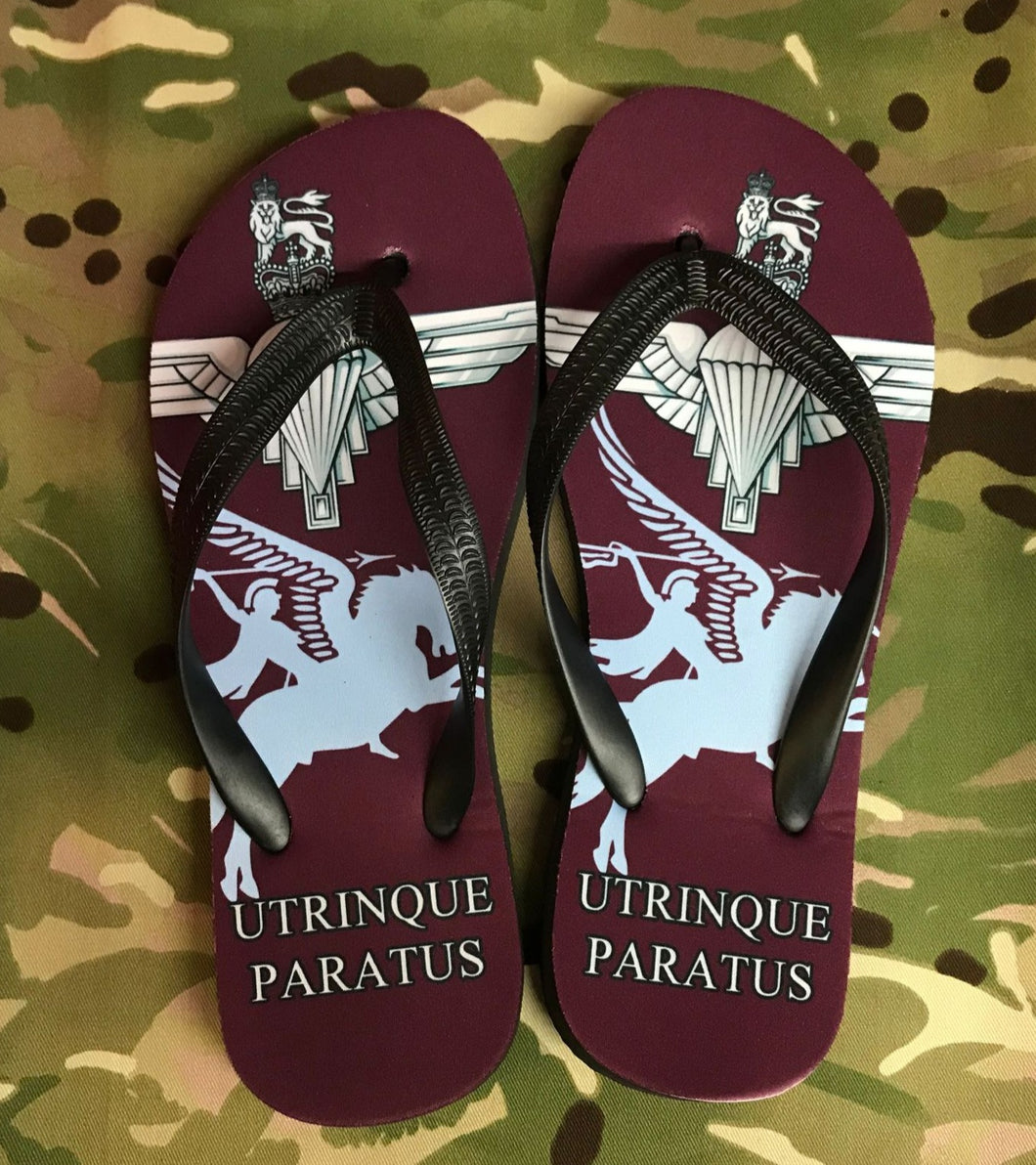 Printed Flip Flops - Parachute Regiment