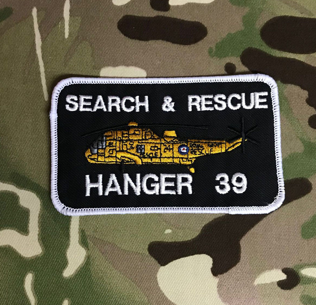 Bespoke Pilot / Crew Team Name Badge - (Search & Rescue) Sea King Helicopter (SARF / SAR)
