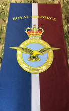 Load image into Gallery viewer, Fully Printed Royal Air Force (RAF) Crest Towel

