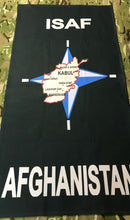 Load image into Gallery viewer, NATO / ISAF International Security Assistance Force Afghanistan Towel - Fully Printed Towel - Choose your size
