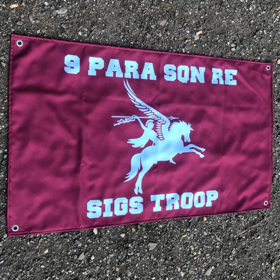 9 Parachute Squadron - Signals Troop - Royal Engineers Flag (9 Para Sqn RE)