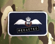 Load image into Gallery viewer, Bespoke Air / Ground Crew Name Badge RAF Pilot Wings
