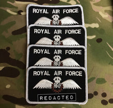 Load image into Gallery viewer, Bespoke Air / Ground Crew Name Badge RAF Pilot Wings
