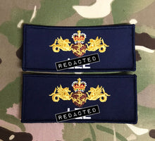 Load image into Gallery viewer, Surface Fleet - Royal Navy Logo - Name Tape  - RIG22 Style
