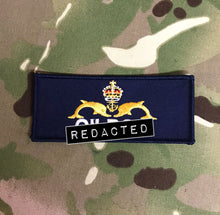 Load image into Gallery viewer, Submariner - Royal Navy Logo - Name Tape - 120mm x 50mm - RIG22 Style
