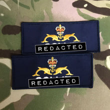 Load image into Gallery viewer, Submariner - Royal Navy Logo - Name Tape - 120mm x 50mm - RIG22 Style
