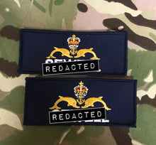 Load image into Gallery viewer, Submariner - Royal Navy Logo - Name Tape - 120mm x 50mm - RIG22 Style
