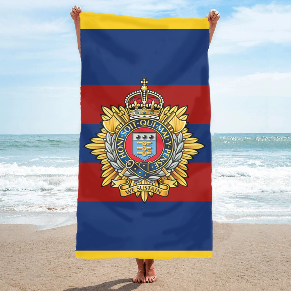 Royal Logistic Corps / RLC - King Charles / Tudor Crown / CR3 - Fully Printed Towel - Choose your size