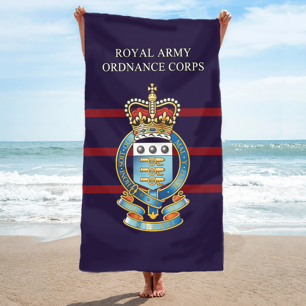 Fully Printed Regimental Towel - Royal Army Ordnance Corps (RAOC)