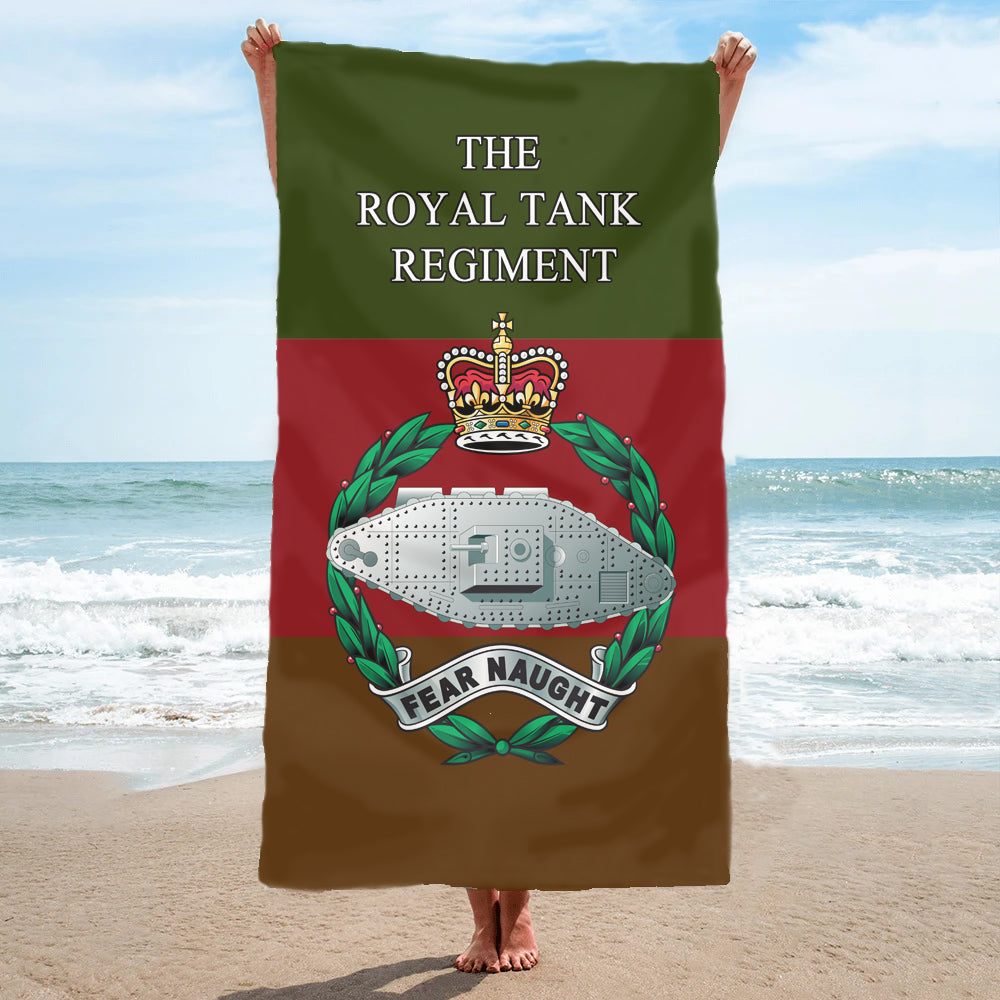 Fully Printed Regimental Towel - Royal Tank Regiment  (RTR)