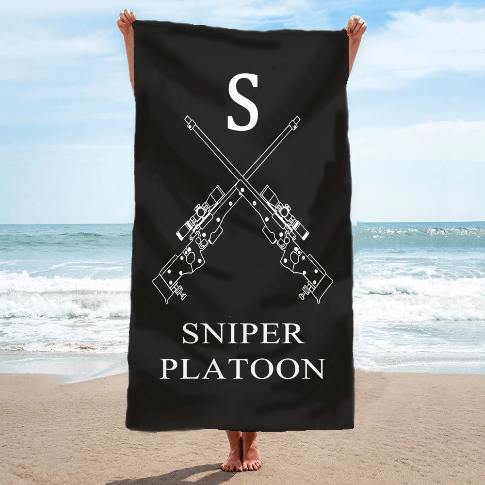 Fully Printed Regimental Towel - Sniper Platoon