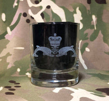 Load image into Gallery viewer, Submariner / Royal Navy / Twin Dolphins - Engraved Whiskey Tumbler Glass 330ml - we can engrave any design
