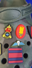 Load image into Gallery viewer, silicone / clog / water shoe - novelty charm / gem / logo logo customise your EOD - Diver-sniper - footwear here
