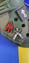 Load image into Gallery viewer, silicone / clog / water shoe - novelty charm / gem / logo logo customise your EOD - Diver-sniper - footwear here
