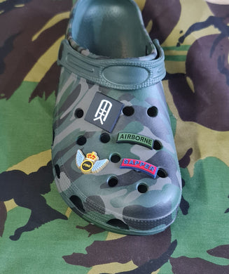 silicone / clog / water shoe - novelty charm / gem / logo logo customise your tactical military footwear here - Airborne / JTAC / Sapper / AT