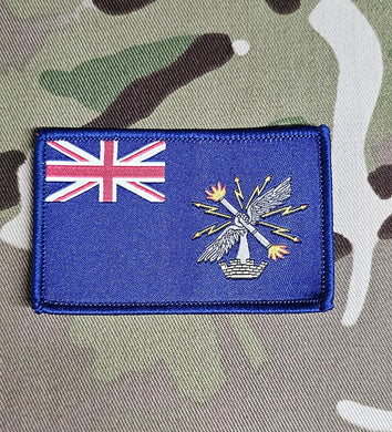 RE / Royal Engineers / Sapper Ensign woven patch - woven badge 50mm x 80mm approx