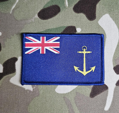 RFA / Royal Fleet Auxiliary Ensign woven patch - woven badge 50mm x 80mm approx