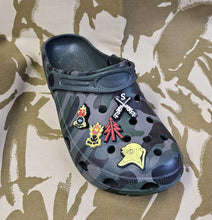 Load image into Gallery viewer, clog / water shoe - novelty charm / gem / logo customise your tactical military footwear here - Airborne / JTAC / Sapper / AT
