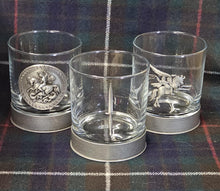 Load image into Gallery viewer, Fairburn Sykes Dagger / Commando forces - Metal 2D Logo / Motif Tumbler Whiskey Tumbler Glass 330ml old fashioned style

